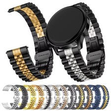 Correa de reloj de acero inoxidable sólido de alta calidad para hombre pulsera de metal multi diseño