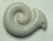 Colgante Remolino Blanco Jade Hetian - ¡PRECIO DE VENTA!