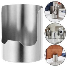 Tapa de encimera de acero inoxidable plateado y estante organizador de utensilios