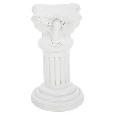 1 pieza pilar romano adorno hogar decoración artística creativa resina estatua blanca