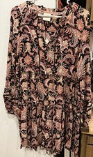 Vestido para mujer Knox Rose negro cachemir boho chic - bohemio/hippie/fluido talla M