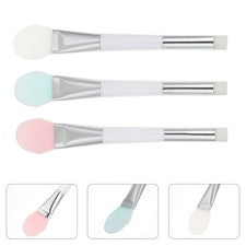 3 Piezas Cuidado de la Piel Belleza Herramientas Mascarilla Mancha Doble Cabeza Aplicador