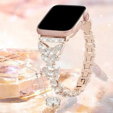 Correa Bling iWatch para Apple Watch Series 11 10 9 8 7 6 5 4 3 SE 2 1 38-49 MM