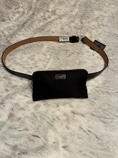 Bolso Cinturón Kate Spade Nylon Mujer - Cuero Negro Correas Ajustables