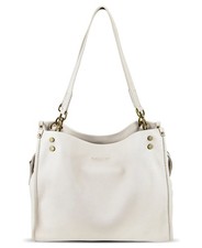 Bolso de mano American Leather Co. Lenox - Stone de cuero genuino para mujer, elegante