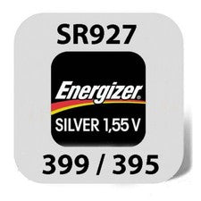 5 x Batería Reloj Energizer 399 / 395 1,55 V SR927W SR57 AG7 LR926 LR927 51mAh