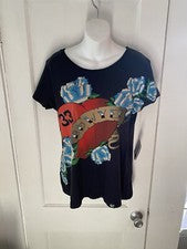 Camiseta Clint Bowyer #33 Nueva con Etiquetas Damas NASCAR Gráfica Estilo Talla XL
