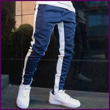 Pantalones casuales de moda para hombre, ropa deportiva, chándal, pantalones de