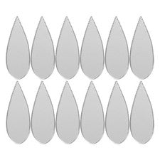 3 bolsas calcomanías decorativas de pared para sala de estar espejo para el hogar