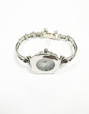 Reloj Pulsera Aviv Plata con Granates