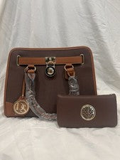 DASEIN Mujer Bolso de Mano Asa Superior Cartera Bolso de Hombro Maletín 2 Piezas NUEVO