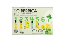 Natura Siberica CICA C-BERRICA. Rutina de 7 pasos para vidrio y piel luminosa, 7 piezas