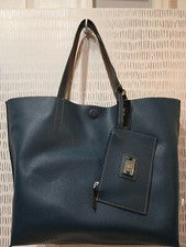 Bolso de Mano Reversible con Muñequera, Latón y Tormenta, Grande Nuevo con Etiquetas Style & Co