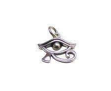 Colgante Ojo de Horus de plata de ley 925 maciza hecho a mano se vende sin cadena