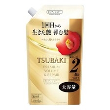 Champú TSUBAKI Premium Volumen y Reparación 600 ml Cuidado del Cabello Japonés