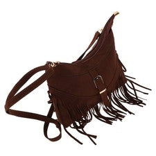 Bolsos de mano de viaje para mujer de gamuza retro moda para mujer carteras pequeñas