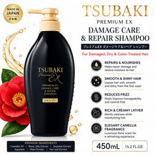 Champú reparador y cuidado de daños TSUBAKI Premium EX 450 ml