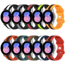 Correa deportiva de silicona para reloj Samsung Galaxy 3 4 5 6 7 Active 2 S3 40/44 mm