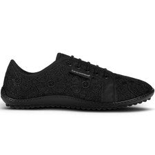 Leguano Amalfi Mujer Descalzo Zapatillas Encaje Nero Negro
