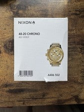 Nixon 48-20 cromo todo dorado