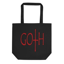 Bolso de Mano Rojo Gótico Estilo Oscuro y Morboso Eco Halloween Celebración Gótica