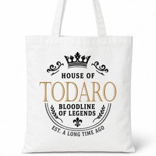 Bolso de Mano TODARO Casa del Apellido Algodón Idea de Regalo