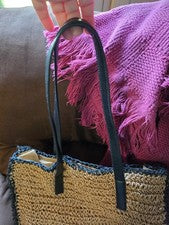 Bolso de Mano Rachel Zow Gwen Paja Super Elegante Perfecto para Playa o Bolso de Todos los Días
