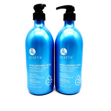 2x Champú de ácido hialurónico Luseta 33,8 oz cada uno - Cuidado hidratante del cabello