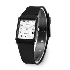 Reloj Casio MQ-27-7BDF Analógico Cuadrado Unisex Uretano Negro Original Nuevo