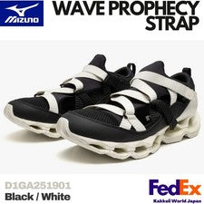 Tenis estilo deportivo Mizuno WAVE PROPHECY STRAP negro/blanco D1GA251901 NUEVAS