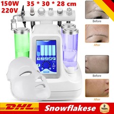 7 en 1 BIO RF Hydro Dermoabrasion Aqua Peel Machine Belleza Cuidado de la Piel 220V DHL