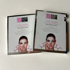 Mascarilla Tratamiento Facial Spa Colágeno de Global Beauty Care Lote de 2 (2 por paquete)