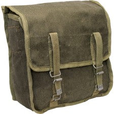 Bolsa de pan del ejército polaco lona correas laterales bolsa de mensajero alforja cartera pesca