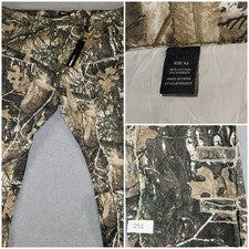 Moda Nova Hombres Camuflados Envejecidos Pierna Recta Pantalones Estampado Árbol Talla 42 FNNS001