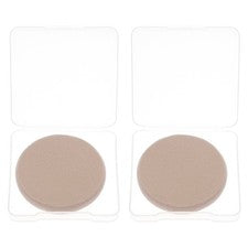 2 esponjas de maquillaje con 1 estuche de viaje imprimación facial de belleza soplo de polvo compacto
