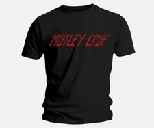 Camiseta unisex Motley Crue logotipo desgastado