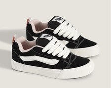Vans Knu Skool Negro Rosa Sepia VN000E9XFMO Talla Mujer 5.5/Hombre 4