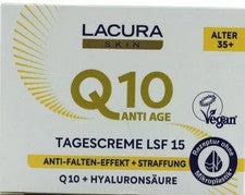 Lacura Skin Q10 Crema de Día Antiedad FPS 15 Efecto Antiarrugas y Reafirmante 50ml