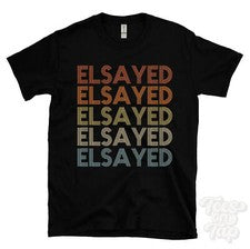 CAMISETA ESTILO RETRO REPETIDA DESAYED para hombre y mujer novedad genial nombre regalo