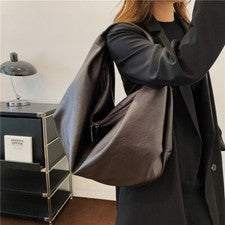 Bolso hobo de alta capacidad de moda informal para mujeres Bolso de hombro de cercanías