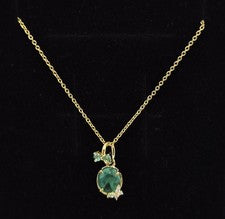 Collar Colgante Plata de Ley 925 Dije Tono Oro Mejor Regalo Para Ella Navidad