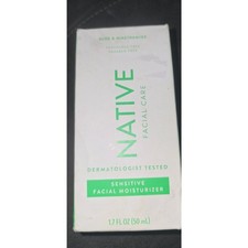 Crema hidratante facial sensible para el cuidado facial nativa 1,7 oz