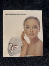 Instrumento de belleza facial con luz LED para el cuidado de la piel máscara facial dispositivo de terapia