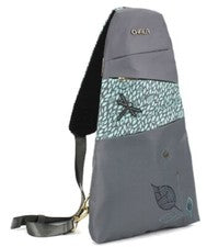 Bolso de Mano Chala Gris Escape Sling Mochila Diseño Libélula