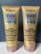 Champú + acondicionador L'OREAL EverPure cuidado del color sin sulfatos FORTALECIMIENTO