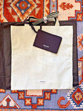 NUEVO Bolso de Mano Prada Beauty Reversible Grande Verde Menta Negro Nylon + Bolsa