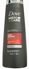 Champú 2 en 1 Dove Men+Care Hair Defense + acondicionador cabello seco 12 fl oz