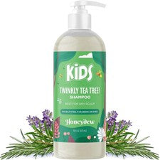 Champú limpiador para niños para cuero cabelludo seco - Aceites esenciales para aliviar el cuero cabelludo escamoso