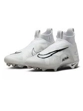 Botines de fútbol Nike Alpha Menace Elite 3 Mid blancos negros DM1792-109 talla 16