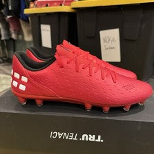 TRUSOX TRU TENACI Rojo FG Hombres Botas de Fútbol Botines de Fútbol Zapatos Talla 11 Nuevo